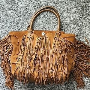 Aldo genuine leather Fringe bag
